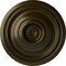 Ekena Millwork Traditional Ceiling Medallion (Fits Canopies up to 4"), Hand-Painted Green Gold, 14 3/4"OD x 1 3/4"P CM14TRGGS - alternate 1